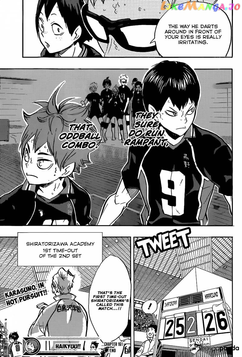 Haikyuu!!, Chapter 161 image 18